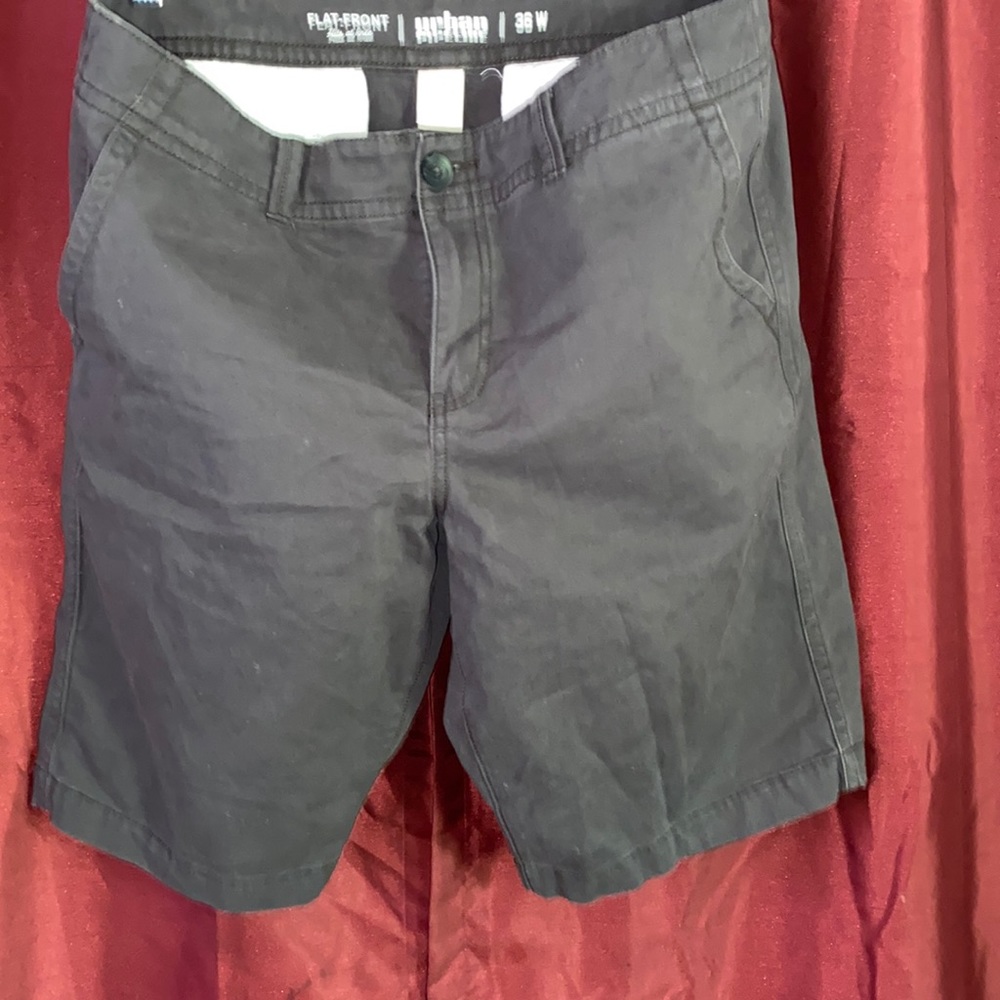 Mens flat front shorts